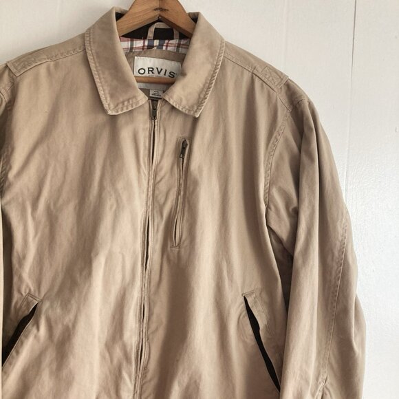Vintage Orvis Utilty Jacket Flannel Lined Multi Pockets Mens Sz M - Picture 2 of 14
